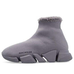 Кроссовки speed 2.0 sneakers 'grey recycled knit' Balenciaga, серый 669789w2di31503 | grey