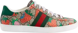 Кроссовки Gucci Wmns Ace Strawberry Beige, бежевый 433900 g2210 8960 | strawberry beige