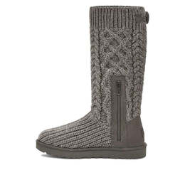 Кроссовки classic cardi cabled knit boot 'grey' Ugg, серый 1146010-grey | grey