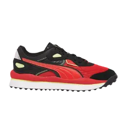 Кроссовки Street Rider Bizerk Puma, красный 309669 02 | black/high risk red/white