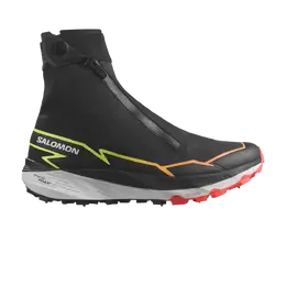 Кроссовки Winter Cross Spike Salomon, черный l47307300 | black/fiery coral/safety yellow