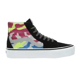 Кроссовки Sk8-Hi Platform 2 Vans, мультиколор vn0a3tkntur | camo/true white