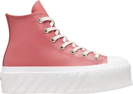 Кроссовки Converse Wmns Chuck Taylor All Star Lift 2X Platform High Iridescent - Madder Pink, розовый a03715c | pink