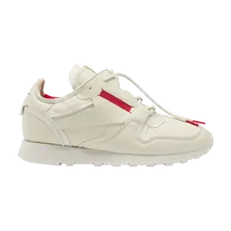 Кроссовки Milk Makeup x Classic Vegan Rise Reebok, кремовый ig9802 | vintage chalk/vector red/core black