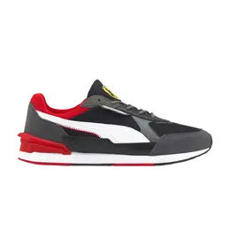 Кроссовки Scuderia Ferrari x Low Racer Puma, черный 307043 01 | black/white/rosso corsa