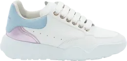 Кроссовки Alexander McQueen Wmns Court Trainer White Paris Blue Lilac, белый 633915 wia9q 9532 | white