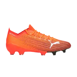 Кроссовки Ultra 1.1 FG AG Puma, оранжевый 106044 01 | shocking orange/black