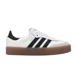 Adidas Кроссовки Wmns Sambae, цвет White Black Gum ji1349 | white black gum