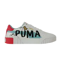 Кроссовки Cali Novelty Jr Puma, белый 373038 01 | white/hot pink/aqua