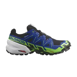 Кроссовки Spikecross 6 GORE-TEX Salomon, синий l47268700 | black/surf the web/green gecko