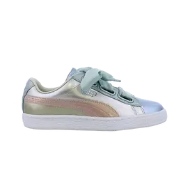 Кроссовки Wmns Basket Heart Bauble FM Puma, серебро 364809 01 | silver