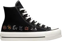 Кроссовки Converse Wmns Chuck Taylor All Star Platform High Mystic World - Zodiac Sign, черный 572427c | black