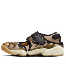 Кроссовки air rift 'camo and vivid orange' Nike, мультиколор fj5447-200 | hemp / black / olive flak / vivid orange