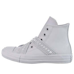 Кроссовки chuck taylor all star punk strap high top 'pure platinum' Converse, серый 562431c | grey