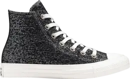 Кроссовки Converse Wmns Chuck Taylor All Star High Metallic Shimmer - Black, черный 570985f | black