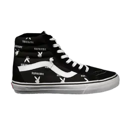 Кроссовки Supreme x Sk8-Hi Reissue Pro Vans, черный vn otvmd7m | black/black