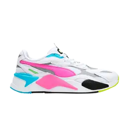 Кроссовки RS-X3 WP Puma, белый 375874 01 | white/luminious pink/elektro green