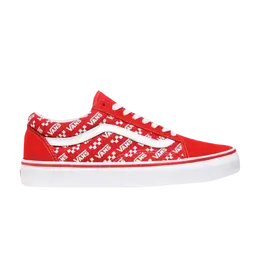 Кроссовки Old Skool Vans, красный vn0a4u3bw35 | racing red/true white