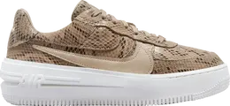 Nike Кроссовки Wmns Air Force 1 PLT.AF.ORM 'Snakeskin', коричневый fj4965 200 | brown