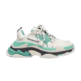 Кроссовки Balenciaga Wmns Triple S White Green2019, зеленый 524039 w09oh 3005