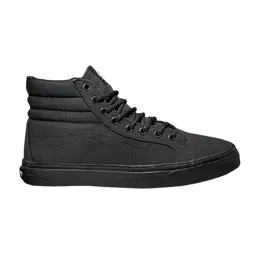 Кроссовки Sk8-Hi Slim Vans, черный vn000qg3bka | black/black