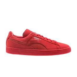 Кроссовки Suede Classic Mono Reptile Puma, красный 363164 05 | high risk red-puma silver