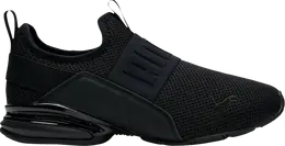 Кроссовки Puma Wmns Axelion Slip-On Triple Black, черный 378341 02 | black