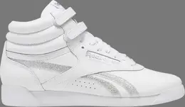 Кроссовки wmns freestyle high 'white glitter' Reebok, белый gx2232 | white