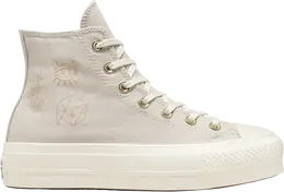 Кроссовки Converse Wmns Chuck Taylor All Star Lift Platform High Golden Elements, кремовый a02205c | cream