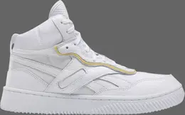 Кроссовки victoria beckham x dual court mid 2 'triple white' Reebok, белый fw3077 | white