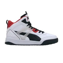 Кроссовки Backcourt Mid Puma, белый 374139 01 | white/black/high risk red/silver