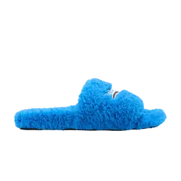 Кроссовки Balenciaga Wmns Furry Slides, синий 654261 w2do1 4296 | blue