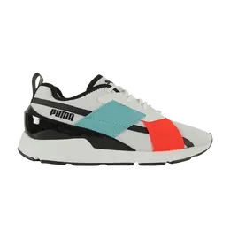 Кроссовки Wmns Muse X-2 Puma, белый 371954 01 | white/black/milky blue