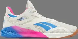 Кроссовки wmns nano x 'white proud pink blue' Reebok, белый 00073 | white
