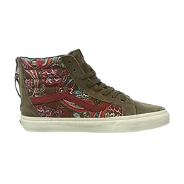 Кроссовки Sk8-Hi Zip CA Vans, зеленый vn000xh9i2u | olive