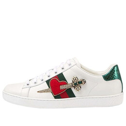 Кроссовки ace embroidered 'bee' Gucci, белый 472990-a38g0-9064 | white/green/red