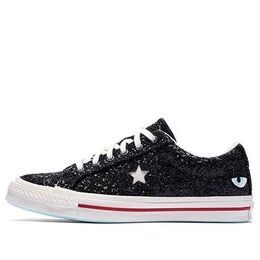 Кроссовки chiara ferragni x one star low top 'glitter' Converse, черный 562024c | black