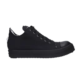 Низкие кроссовки Rick Owens DRKSHDW Gethsemane Cotton Low, черный du02a3802 mu 999 | black