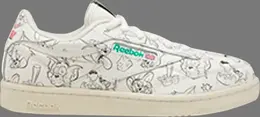 Кроссовки club c 85 gs 'tom &jerry' Reebok, белый fx4012 | white