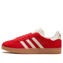 Кроссовки газель Adidas, алый if7161 | better scarlet/aluminum/gold metallic