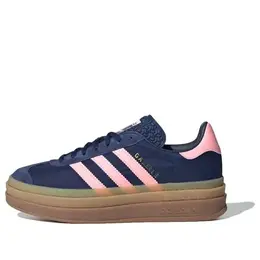 Кроссовки газель смелые Adidas, синий ig4390 | dark blue/pink spark/dark blue
