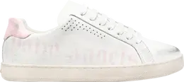 Кроссовки Palm Angels Wmns New Tennis 'Distressed Logo Print - Pink', белый pwia035s23lea002 0130 | white