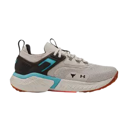 Кроссовки Project Rock 5 Under Armour, серый 3025435 103 | grey matter/black/blue surf