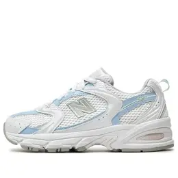 Кроссовки 530 New Balance, белый mr530pc | white/light chrome blue/clay ash