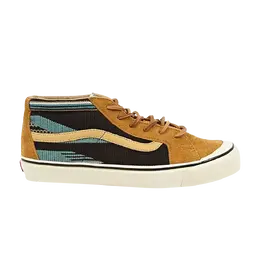 Кроссовки Taka Hayashi x Sk8-Mid LX Vans, коричневый vn 0voqav5 | golden brown