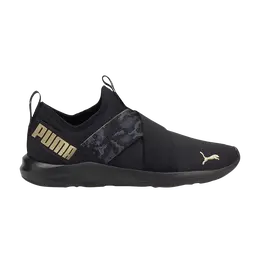 Puma Кроссовки Wmns Prowl Slip-On, цвет Animal - Black Team Gold 194408 01 | animal - black team gold