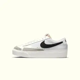 Кеды Nike Blazer Low Platform, белый/черный dj0292 101 | white