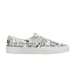 Кроссовки Comme des Garçons x OG Authentic LX Vans, белый vn0a4bv92gx | white/white