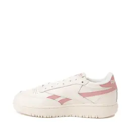 Кроссовки Womens Reebok Club C Double Athletic Shoe, цвет Chalk/Smokey Rose 481147 | chalk/smokey rose