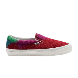 Кроссовки Concepts x OG Classic Slip-On LX Vans, красный vn0a45jk04f | rio red/multi